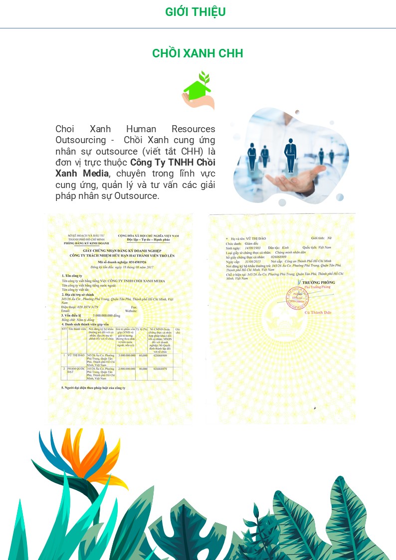 CHH Việt Nam cho thuê lao động